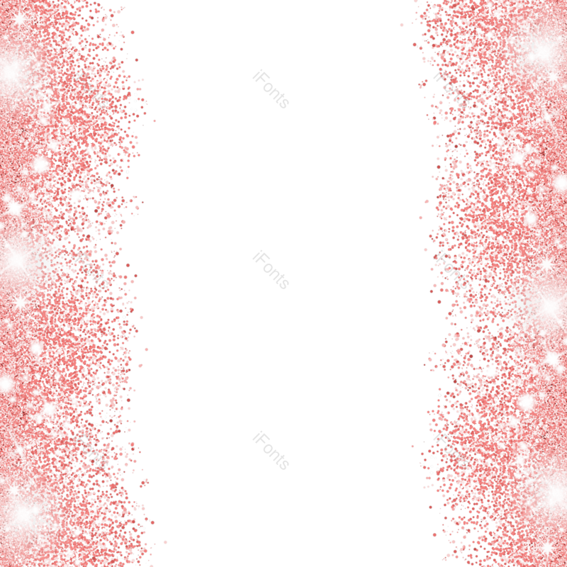 边框图片,光效元素,玫瑰金PNG,抽象免抠素材